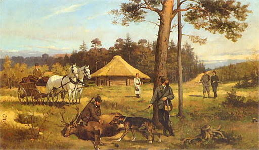 Tadeusz Ajdukiewicz Po polowaniu