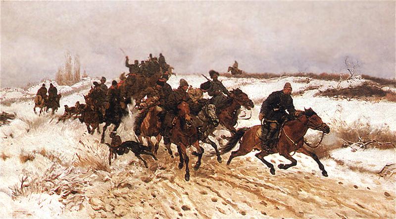 Józef Chełmoński Wyjazd na polowanie