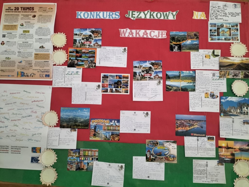 II edycja konkursu językowego na wakacje