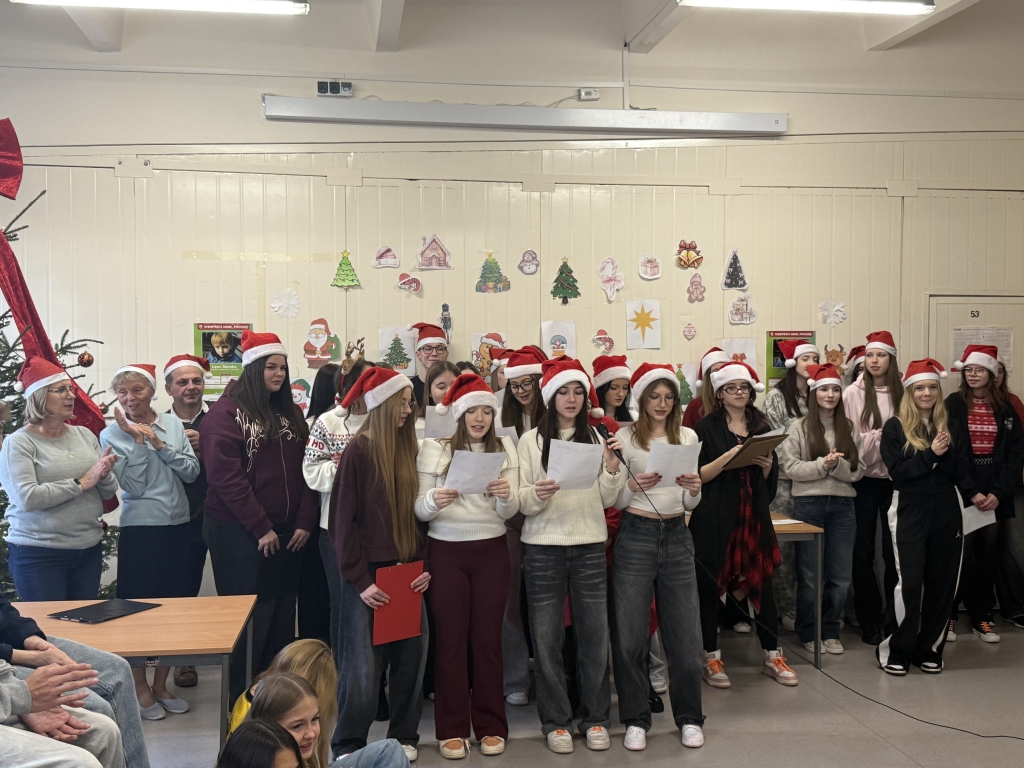 Międzynarodowe kolędowanie w ZS Grójec
