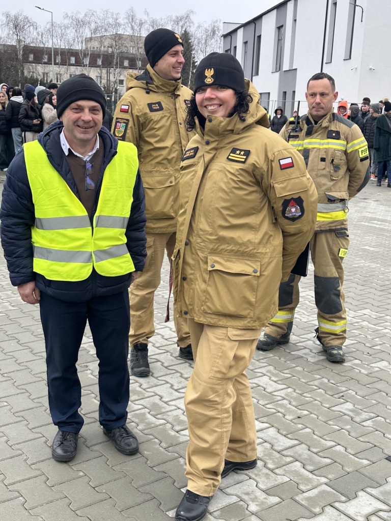 Próbna ewakuacja w szkole