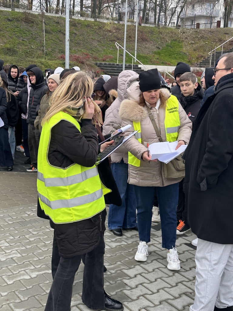 Próbna ewakuacja w szkole