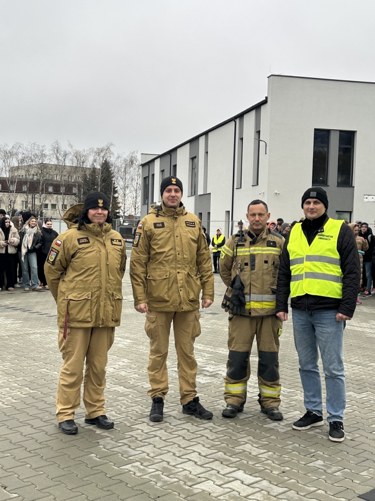 Próbna ewakuacja w szkole