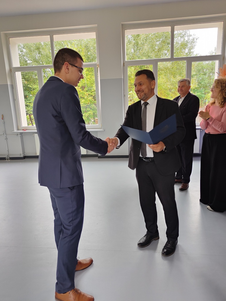 Wręczenie nagród Starosty Grójeckiego za wysokie wyniki w nauce