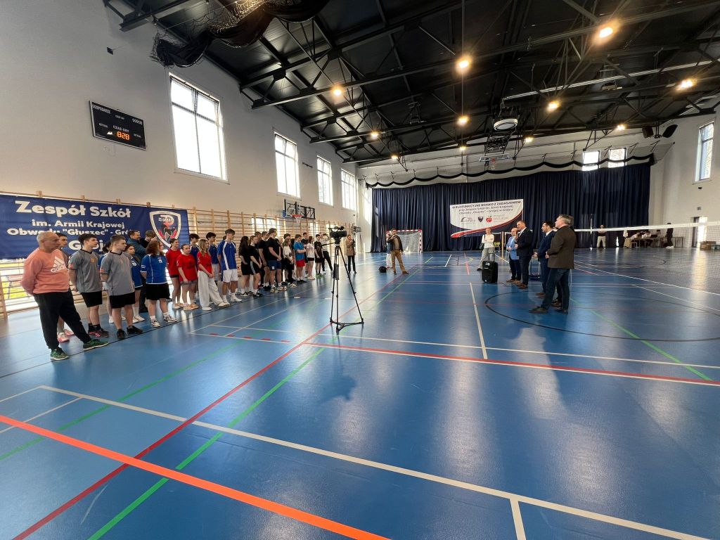 Powiatowy Turniej Badmintona o Puchar Starosty Grójeckiego.