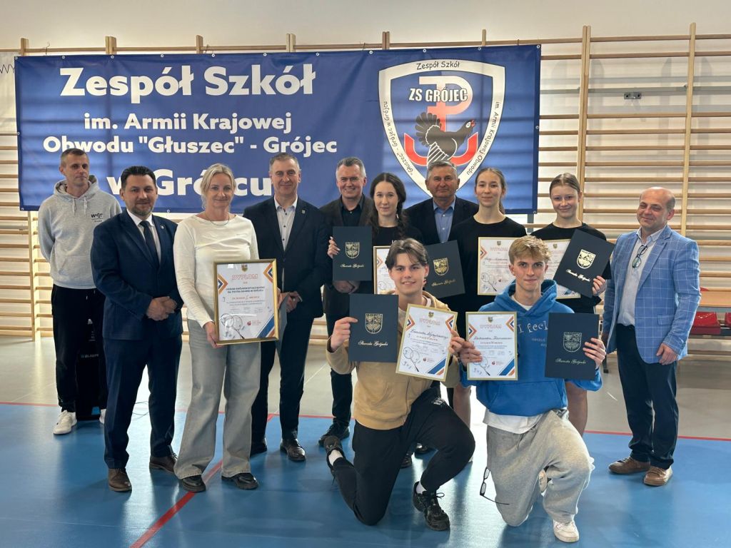 Powiatowy Turniej Badmintona o Puchar Starosty Grójeckiego.