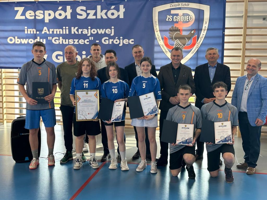 Powiatowy Turniej Badmintona o Puchar Starosty Grójeckiego.