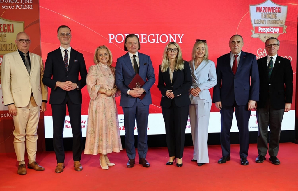Zespół Szkół w Grójcu na szczycie Mazowieckiego Rankingu Techników 2026 r.