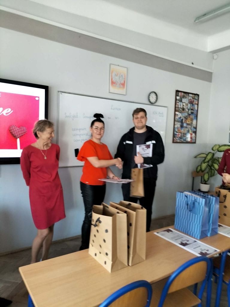 Językowe Walentynki w Zespole Szkół w Grójcu